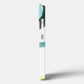 Gelbe und blaue Kreise miteinander schließen Case-Mate iPhone Hülle (Rückseite / Links)