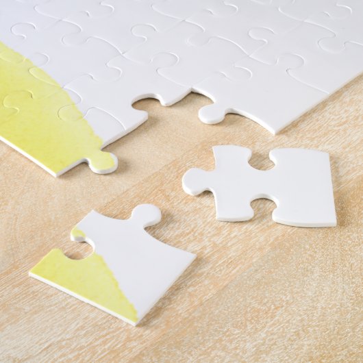 Gelbe und blaue Kreise miteinander schließen Puzzle (Seite)