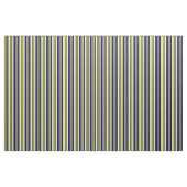 Gelbe und blaue Linien Stoff (Fat Quarter (45,7 x 55,9 cm))