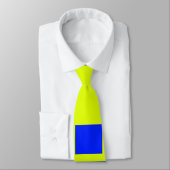 Gelbe und blaue Quadrate Krawatte (Gebunden)