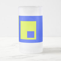 Gelbe und blaue Quadrate