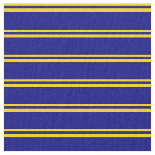 Gelbe und blaue Streifen Stoff (Nahaufnahme)