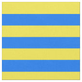 Gelbe und blaue Streifen Stoff (Nahaufnahme)