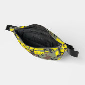 Gelbe und braune Camouflage, Militär, Armee Bauchtasche (Offen)