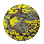 Gelbe und braune Camouflage, Militär, Armee Dartscheibe (vorne)