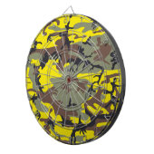 Gelbe und braune Camouflage, Militär, Armee Dartscheibe (Vorderseite rechts)