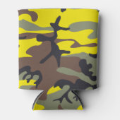 Gelbe und braune Camouflage, Militär, Armee Dosenkühler (Vorderseite)