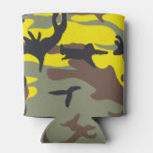 Gelbe und braune Camouflage, Militär, Armee Dosenkühler (Rückseite)