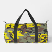 Gelbe und braune Camouflage, Militär, Armee Duffle Bag (Vorderseite)