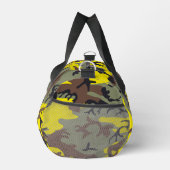Gelbe und braune Camouflage, Militär, Armee Duffle Bag (Rechts)