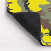 Gelbe und braune Camouflage, Militär, Armee Mousepad (Ecke)