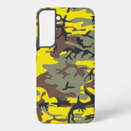 Gelbe und braune Camouflage, Militär, Armee Samsung Galaxy Hülle