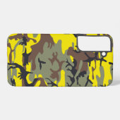 Gelbe und braune Camouflage, Militär, Armee Samsung Galaxy Hülle (Rückseite (Horizontal))