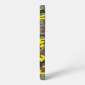 Gelbe und braune Camouflage, Militär, Armee Samsung Galaxy Hülle (Linke Seite)