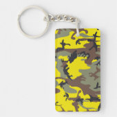 Gelbe und braune Camouflage, Militär, Armee Schlüsselanhänger (Vorderseite)