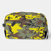 Gelbe und braune Camouflage, Militär, Armee Waschbeutel (Vorderseite)