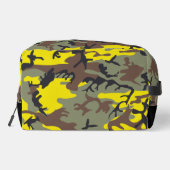 Gelbe und braune Camouflage, Militär, Armee Waschbeutel (Rückseite)
