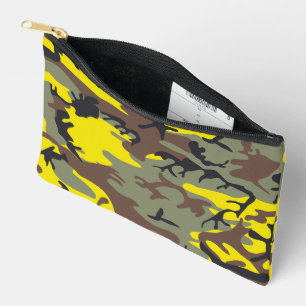 Gelbe und braune Camouflage, Militär, Armee Zubehörtasche
