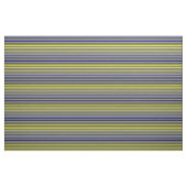 Gelbe und dunkelblaue Streifen Stoff (Yard (91,4 cm))
