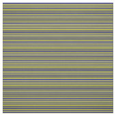 Gelbe und dunkelblaue Streifen Stoff (Muster)