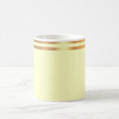 Gelbe und goldgeriebte Tasse (Mittel)