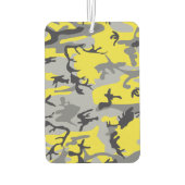 Gelbe und graue Camouflage, Militär, Armee Autolufterfrischer (Rückseite)