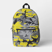 Gelbe und graue Camouflage, Militär, Armee Bedruckter Rucksack (Vorderseite)