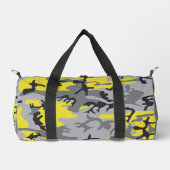 Gelbe und graue Camouflage, Militär, Armee Duffle Bag (Vorderseite)