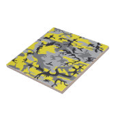 Gelbe und graue Camouflage, Militär, Armee Fliese (Seite)