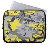 Gelbe und graue Camouflage, Militär, Armee Laptopschutzhülle (Vorderseite)