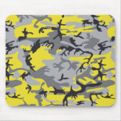 Gelbe und graue Camouflage, Militär, Armee Mousepad (Vorne)