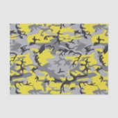 Gelbe und graue Camouflage, Militär, Armee Seidenpapier (Vorderseite)