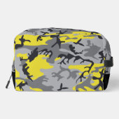 Gelbe und graue Camouflage, Militär, Armee Waschbeutel (Rückseite)