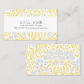 Gelbe und graue Mommy Cards Telefonnummerkarte (Vorne/Hinten)