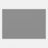 Gelbe und graue Polka-Punkte Geschenkpapier Set (Vorderseite 3)