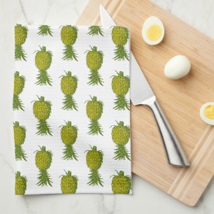 Gelbe und grüne Ananas Küchentücher