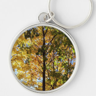 Gelbe und grüne Auflage Schlüsselanhänger