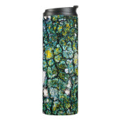 Gelbe und grüne Baumrinde Thermosbecher (Nach links gedreht)