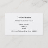 Gelbe und grüne Birnen Beruflich Visitenkarte (Rückseite)