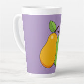 Gelbe und grüne Birnen Milchtasse (Linke Ecke)