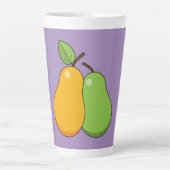 Gelbe und grüne Birnen Milchtasse (Vorderseite)