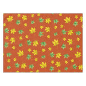 Gelbe und grüne Blätter im Herbst Tischdecke (Vorderseite (Horizontal))