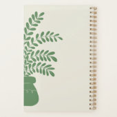 Gelbe und grüne Botanische Planer (Rückseite)
