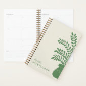 Gelbe und grüne Botanische Planer (Anzeige)