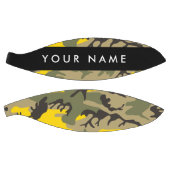 Gelbe und grüne Camouflage Ihr Name personalisiere Basketball (Panele)