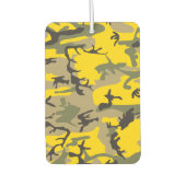 Gelbe und grüne Camouflage, Militär, Armee Autolufterfrischer (Vorderseite)