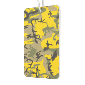 Gelbe und grüne Camouflage, Militär, Armee Autolufterfrischer (Links)