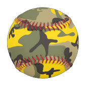 Gelbe und grüne Camouflage, Militär, Armee Baseball (Rückseite)