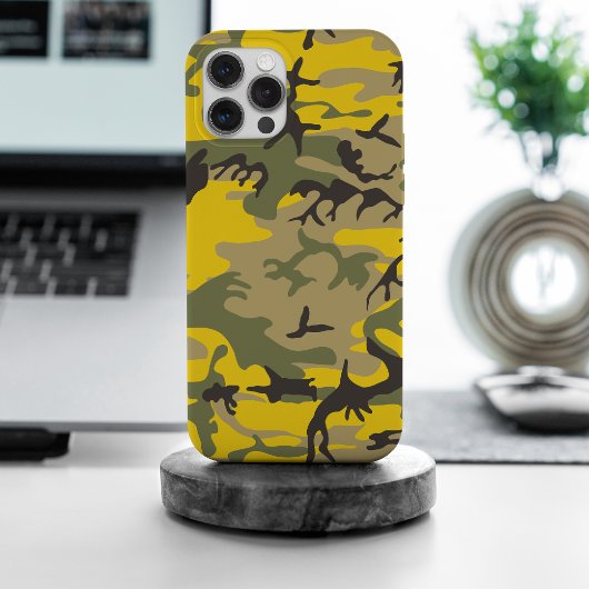Gelbe und grüne Camouflage, Militär, Armee Case-Mate iPhone Hülle
