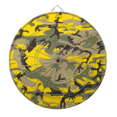 Gelbe und grüne Camouflage, Militär, Armee Dartscheibe (vorne)